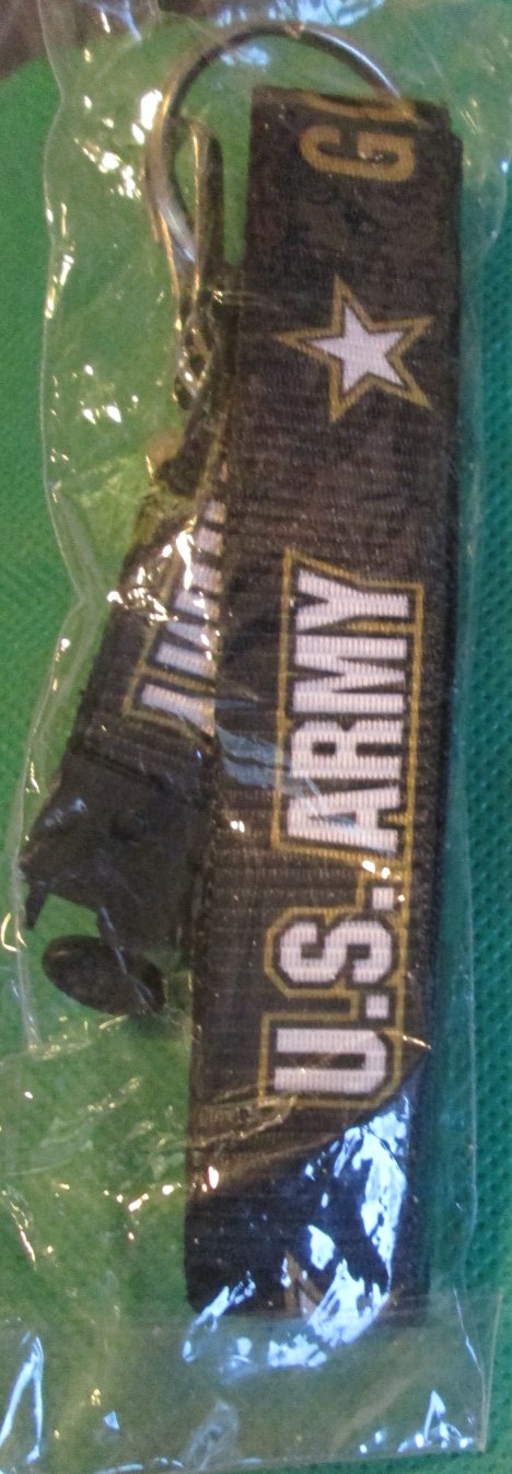 US ARMY GO ARMY Lanyard keyring key chain, Mint in Package