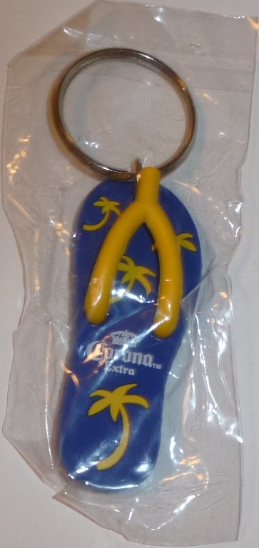 CORONA Extra Beer Flipflop sandal Advertising keyring key chain - Click Image to Close