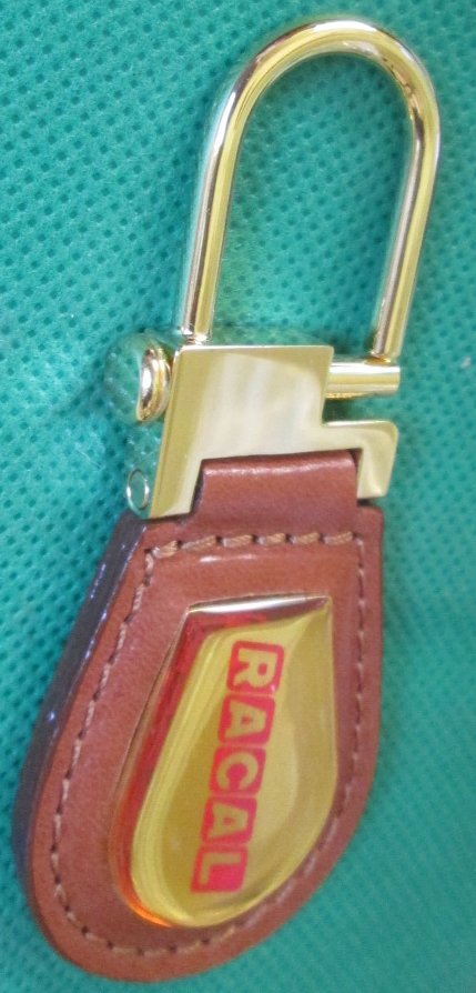 RACAL logo keyring key chain 2.5" - Click Image to Close