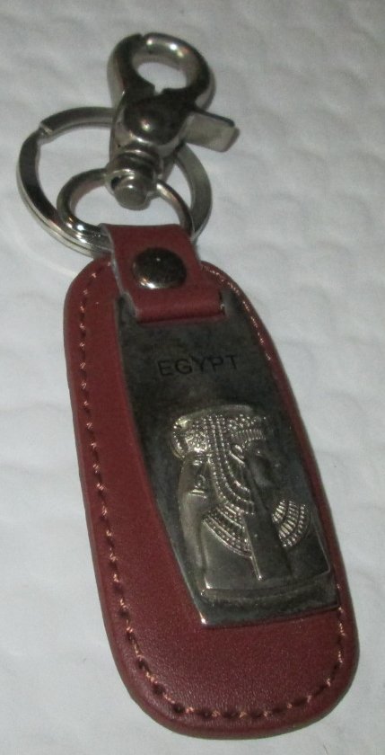 EGYPT Souvenir keyring key chain keychain clip-on 3"