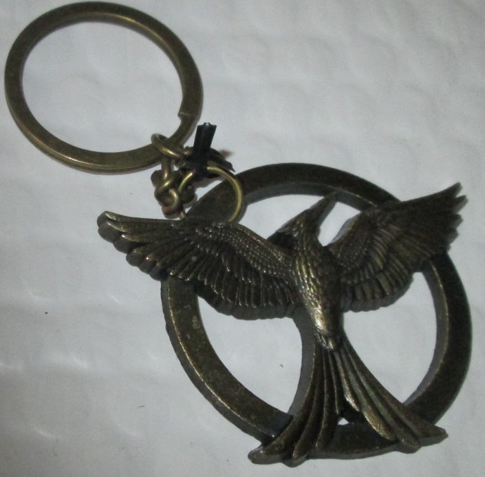 Vintage MICHAEL JACKSON plastic keyring key chain 1.5"