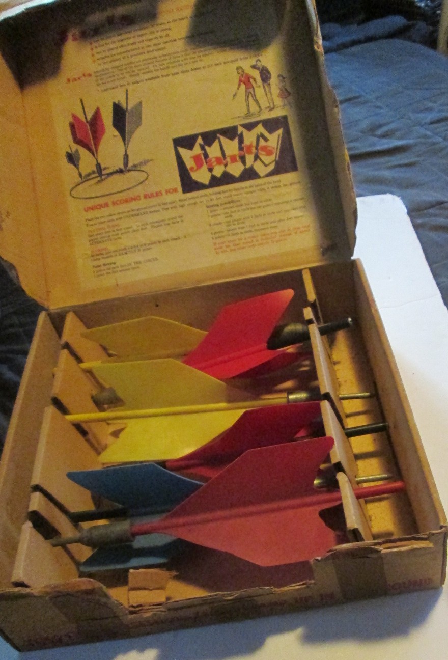Vintage Collectible JARTS Missile Lawn Darts Game