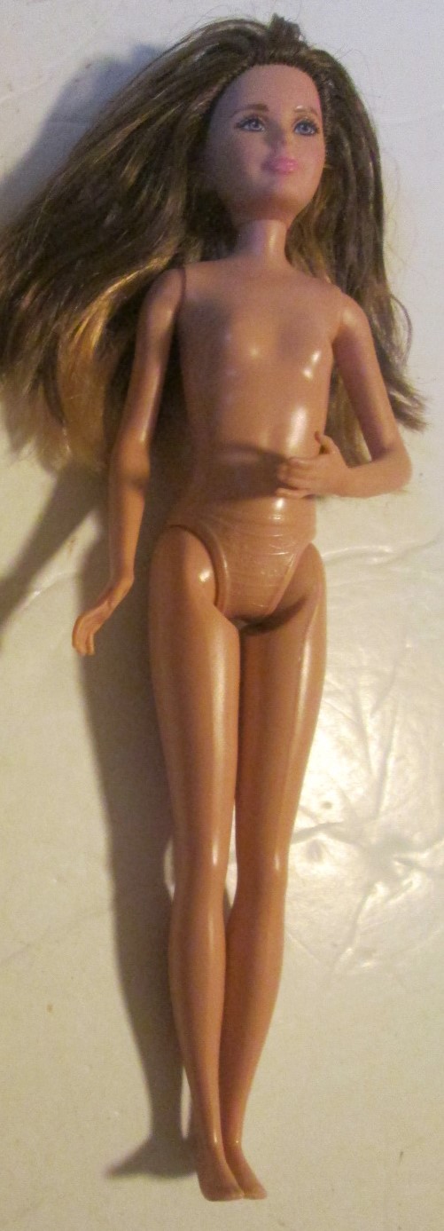 2013 Mattel Barbie sister SKIPPER doll brown blonde hair nude