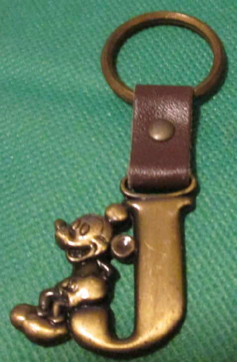 Vintage Keyring keychain for NEEDLE WORK or PHOTO 3.25"