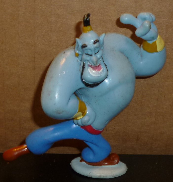 Aladdin's GENIE PVC Figure posing 3", Disney Applause