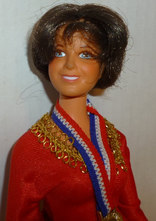 Vintage 1975 IDEAL Olympic Ice Skater DOROTHY HAMILL Doll 11.5"