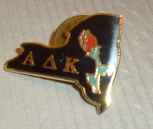 AK Rose lapel Pin 1"