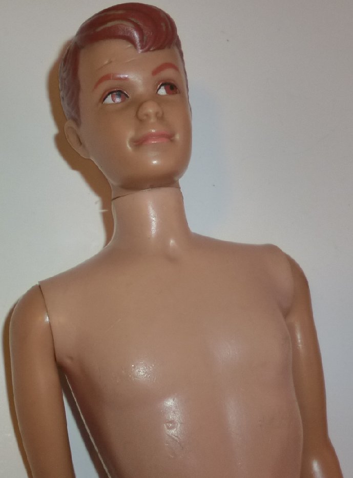 Vintage Mattel Barbie Ken's friend 60's ALLAN doll nude NICKS