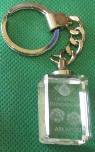 SAKS FIFTH AVENUE with animal charm double keyring key chain