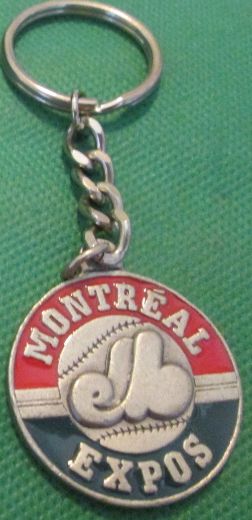 Vintage MONTREAL EXPOS Baseball Team keyring key chain keychain