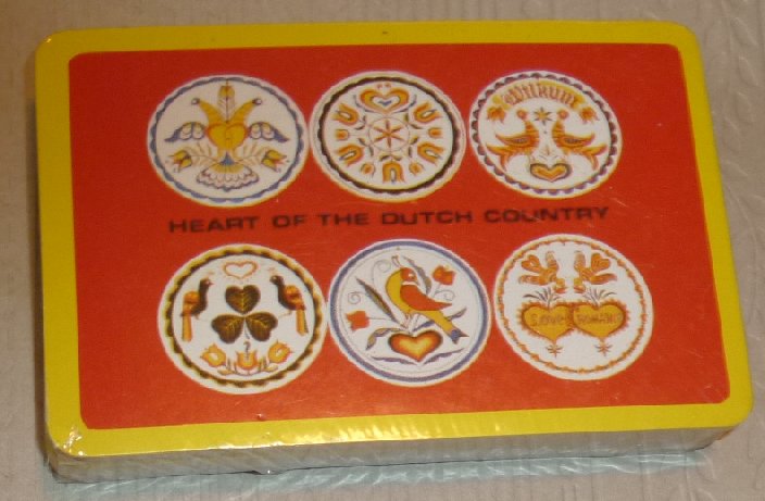 1 Deck vintage playing cards souvenir HEART OF THE DUTCH COUNTRY