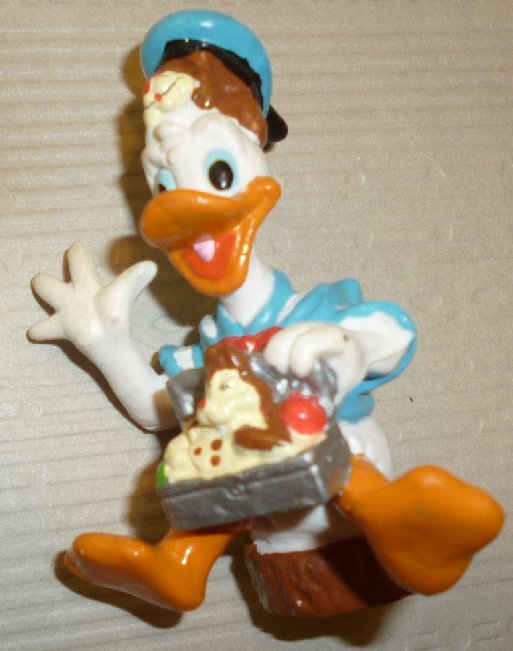 DONALD DUCK PVC Figure with Chip & Dale 2.5" Disney