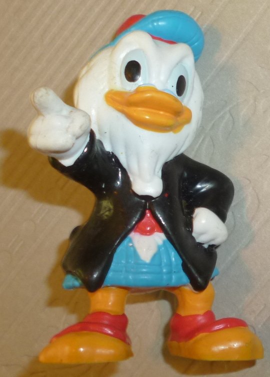 Vintage Duck Tales FLINTHEART GLOMGOLD PVC Figure 2.5" Applause - Click Image to Close
