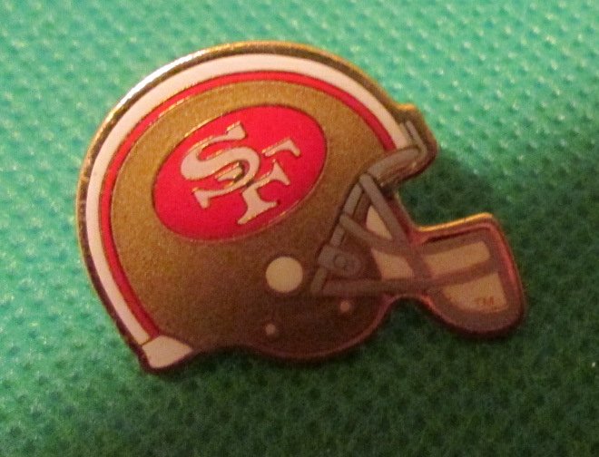 1994 NFL San Francisco 49ERS football helmet pinback lapel PIN