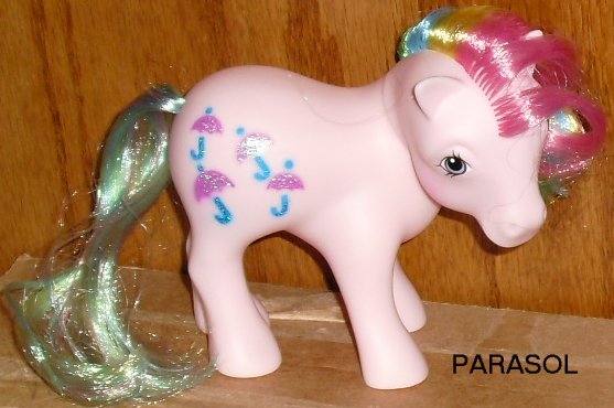 G3 My Little Pony MLP PARASOL 25th anniversary RETRO