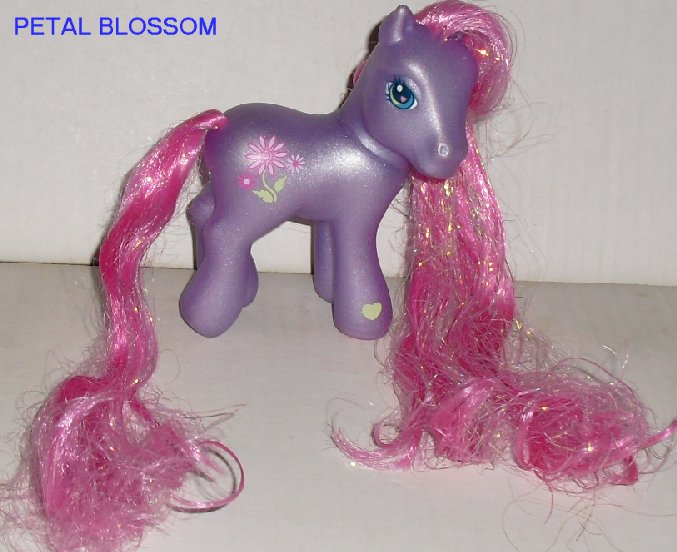 G3 Hasbro My Little Pony MLP PETAL BLOSSOM long hair