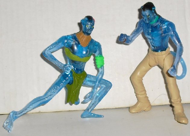 McDonalds McD lot of 2 AVATAR light-up figure Toys