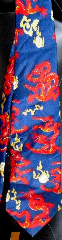 Kai Long Oriental DRAGON Silk Neck TIE Necktie