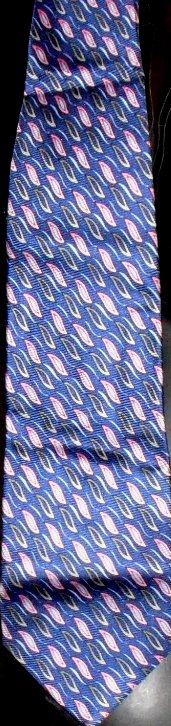 BIJOUX TERNER 100% silk abstract Necktie Tie NWT
