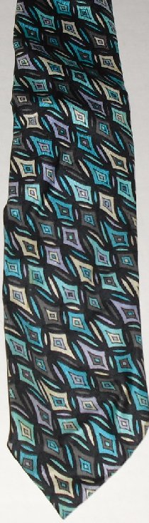 Vintage EMILIO PUCCI colorful abstract Neck TIE Necktie