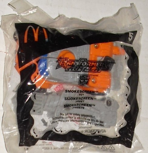 McDonalds McD TRANSFORMERS Armada#5 SMOKESCREEN Toy MIP