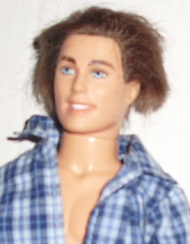 Barbie KEN Doll Dressed brown rooted hair