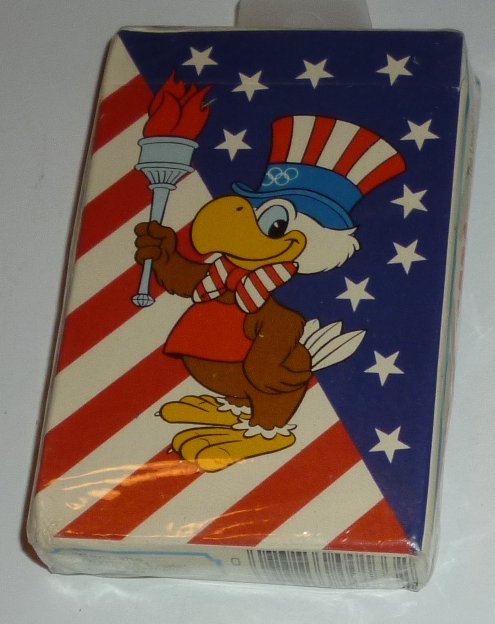 Vintage 1 Deck SAM the OLYMPIC EAGLE 1984 Olympics playing cards