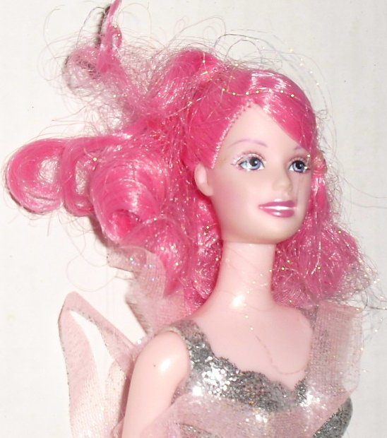 barbie with pink hair