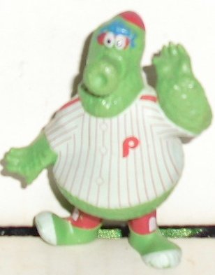1987 Phillies Mascot PHILLY PHANATIC PVC Figure 2.5"