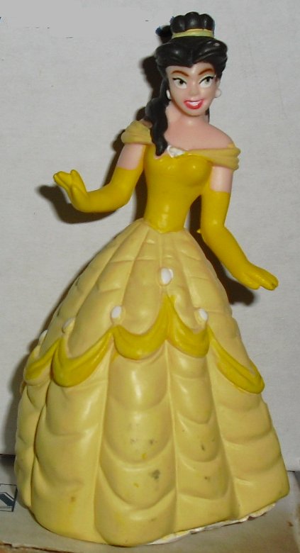 BEAUTY & BEAST Princess BELLE PVC Figure 3.75" DISNEY