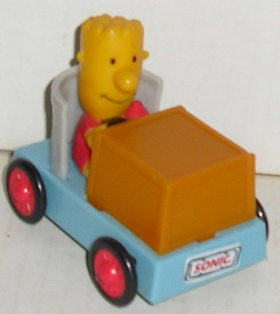 SONIC 2000 Wacky Kids JUNIOR in car fast food toy 3" - Click Image to Close