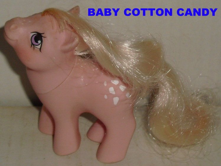 G1 Vintage 1984 My Little Pony MLP BABY COTTON CANDY
