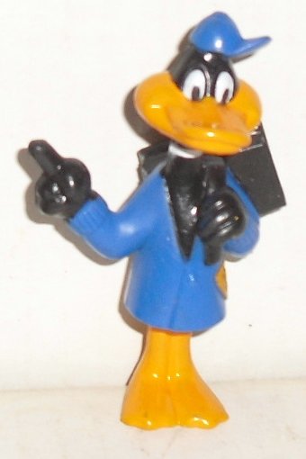 Looney Tunes DAFFY DUCK PVC Figure Student 2.75", ARBY'S