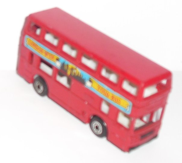 Vintage 1981 Matchbox LEYLAND TITAN doubledecker bus toy