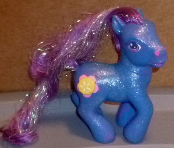 G3 My Little Pony MLP OOAK CUSTOM blue glitter