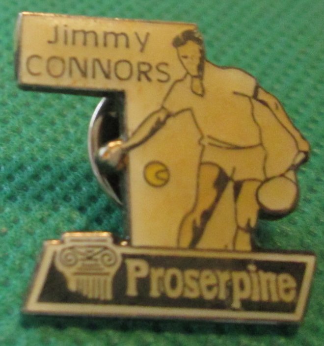 JIMMY CONNERS Proserpine lapel Pin 1"