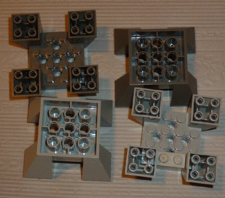 LEGO Parts lot of 11 Technic Bricks w/ Holes 1 x 10 mixed colors