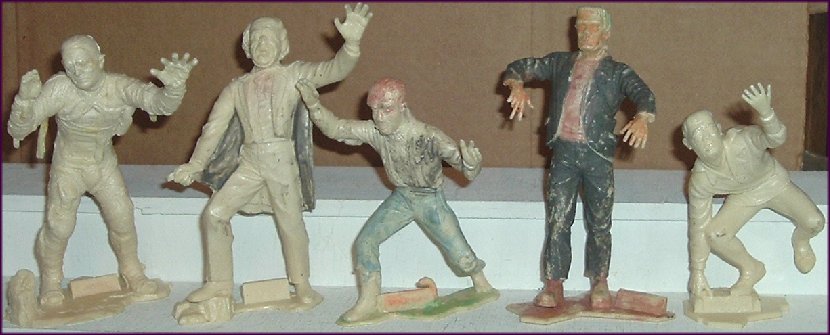 Vintage Universal Studios Picture Lot of 5 MONSTER Figures