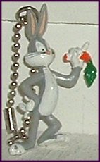 Looney Tunes Mini BUGS BUNNY PVC Figure Key Chain