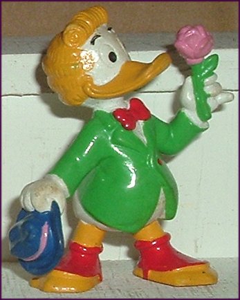 Duck Tales Gladstone Gander PVC Figure 1984 BULLY Disney - Click Image to Close