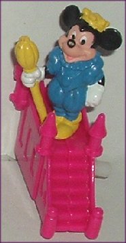Burger King King MICKEY wind-up Fast Food toy 2.5"