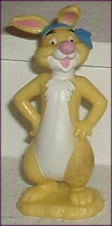 POOH Friend RABBIT PVC Figure Blue Headband Disney
