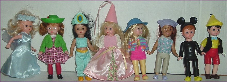 Lot of 8 MADAME ALEXANDER Mini Doll McD MCDONALDS Toys