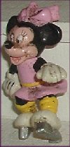 MINNIE MOUSE PVC Figure w/Ice Skates Disney
