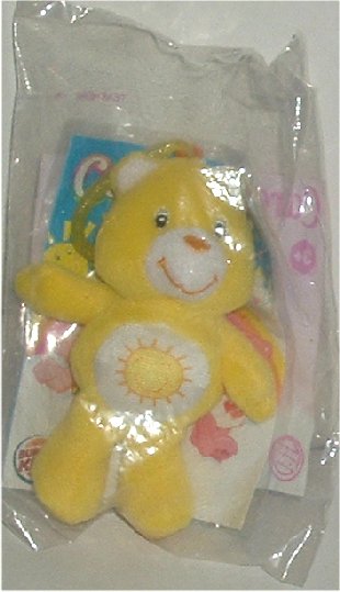 Care Bears BK Plush Clip-On Funshine 4" MIP