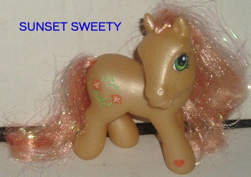 G3 My Little Pony MLP SUNSET SWEETY