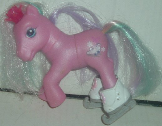 G3 Hasbro My Little Pony MLP GLITTER GLIDE w/2ice skate