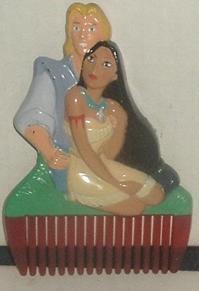 Princess POCAHONTAS & John Figure comb 4.25", Disney