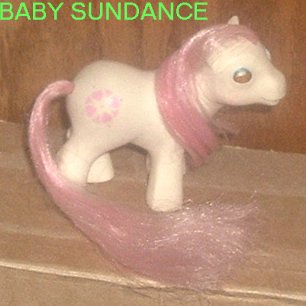 G1 Vintage My Little Pony MLP BABY SUNDANCE